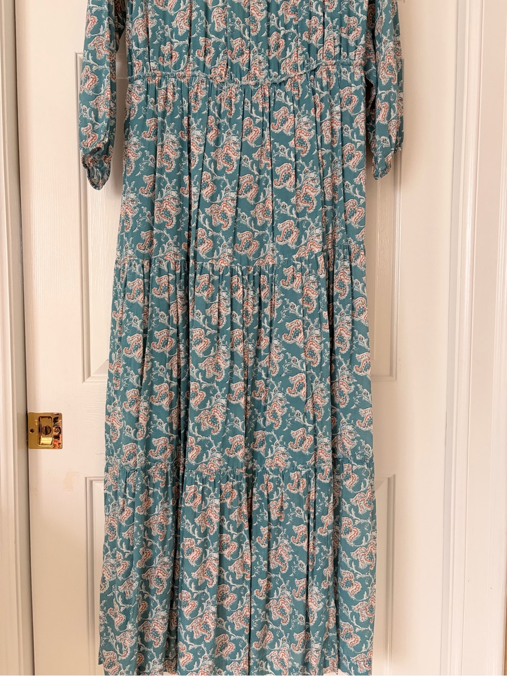 Roller Rabbit Houston Berkley Maxi Dress, size M, Dark Cloud - Picture 7 of 9